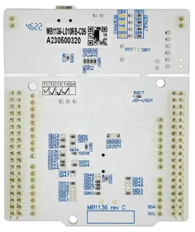 Alt view image 2 of 6 - NUCLEO-L010RB Nucleo-64 development board kit STM32L010RBT6