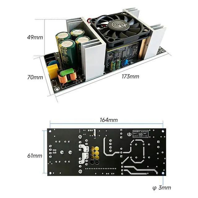 Alt view image 2 of 6 - No Humming LLC Isolated AC DC Power Supply 48V 17A 800W Overcurrent Short Protection EMC Optimized For Audio LED