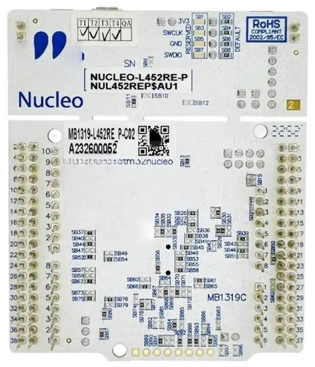 Alt view image 3 of 6 - NUCLEO-L452RE-P Nucleo-64 development board STM32L452RET6