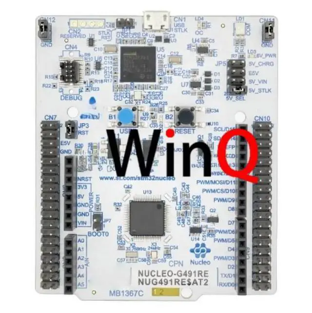 Main image of NUCLEO-G491RE Nucleo-64 development board STM32G491RET6 microcontroller