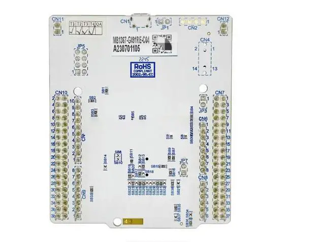 Alt view image 2 of 6 - NUCLEO-G491RE Nucleo-64 development board STM32G491RET6 microcontroller