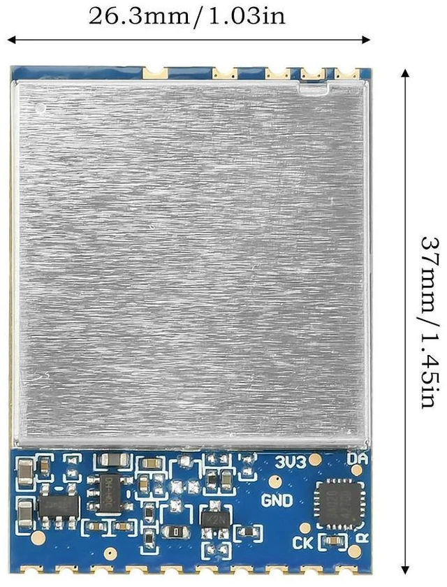 Alt view image 2 of 6 - Transmitter Module DC 5V VM1373R 1.2G 1.3G FPV Receiver Video Audio Transmission Module