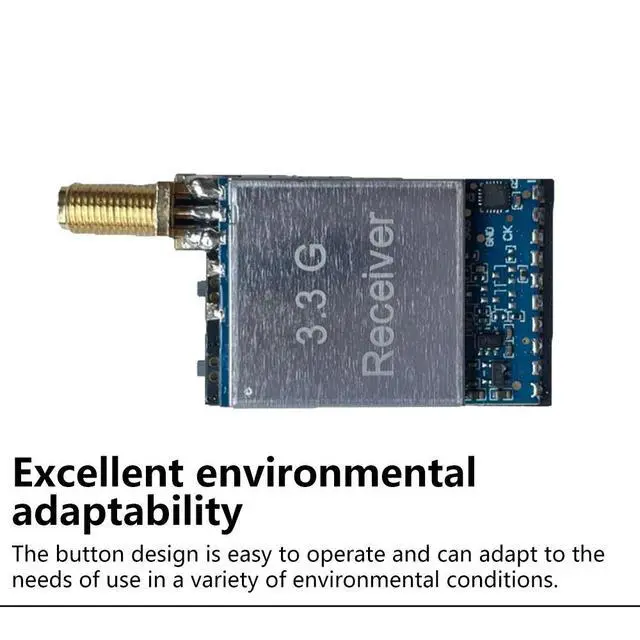 Alt view image 2 of 3 - 3.3G RX3364-CPB FPV Image Transmission Module Analog Audio & Video Receiver Module Electronic Kit