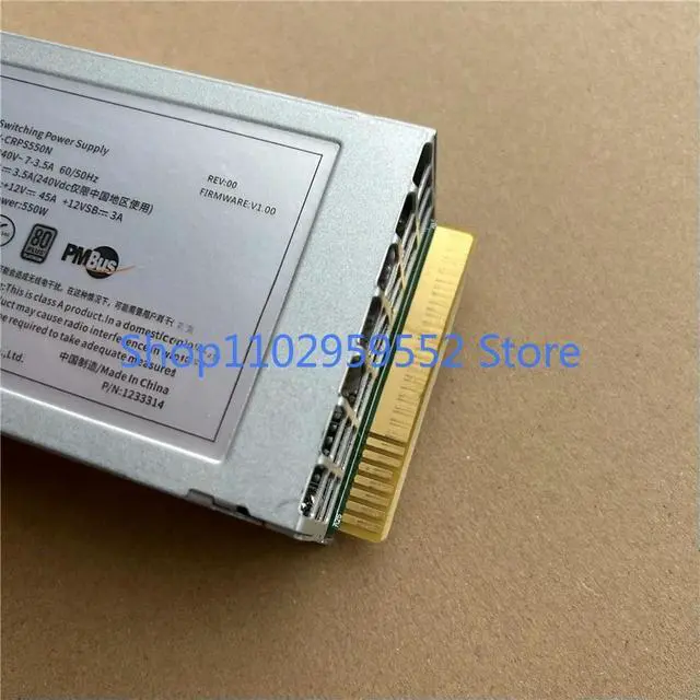 Alt view image 2 of 3 - 1Pcs for GW-CRPS550N/B 550W server redundant power supply