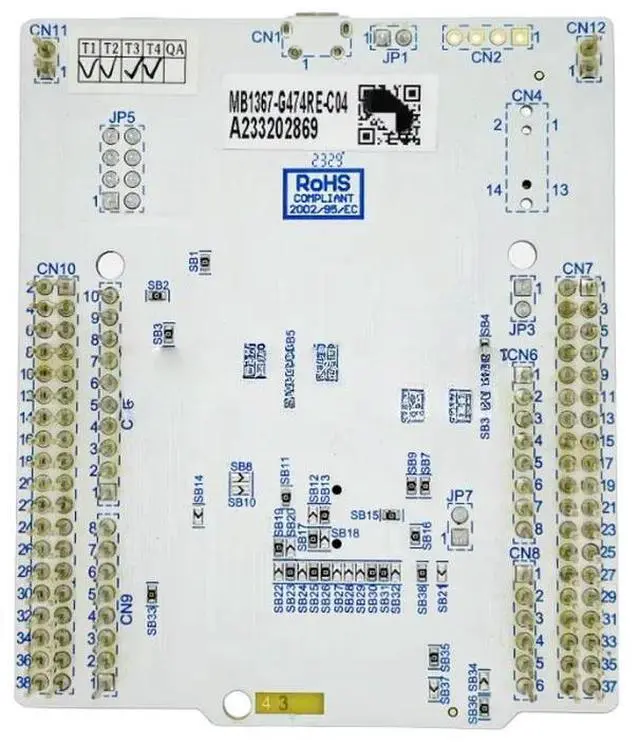 Alt view image 2 of 3 - NUCLEO-G474RE STM32G474 development board STM32G474RET6 microcontroller