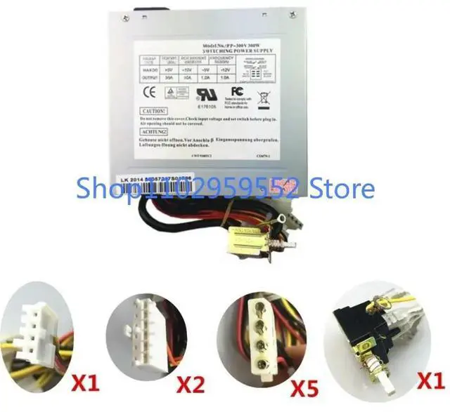 Main image of 1pcs For PP-300V AT POWER SUPPLY 115/230 V AC Adjustable Switch IPC Power Supply