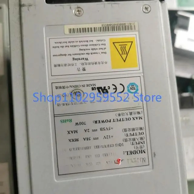 Alt view image 2 of 2 - 1pcs for D120S V1300N S2600 700W Power Supply 021308068 AD701M12-2M1
