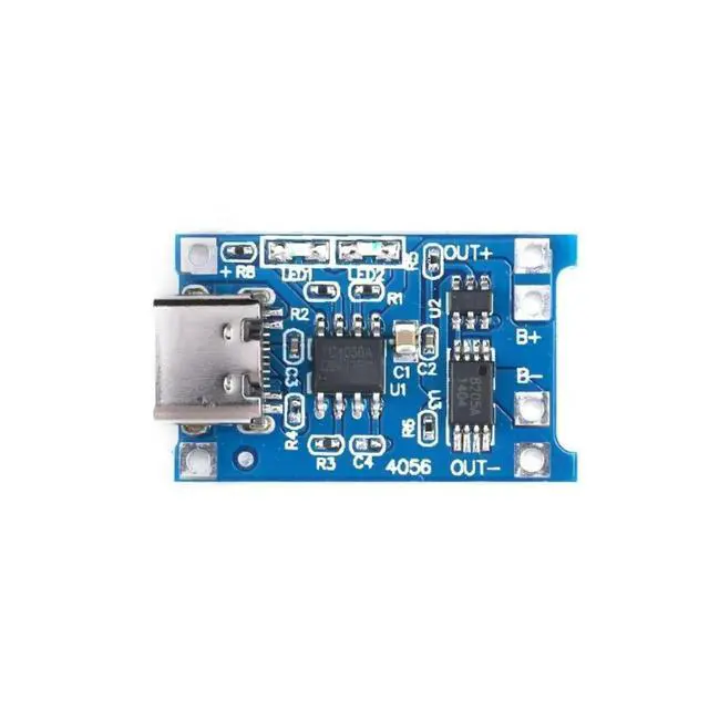 Alt view image 2 of 6 - TYPE-C USB Interface Charging Protection 2-in-1 5V 1A Lithium Charging Module TP4056 Fast Delivery
