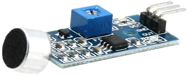 Alt view image 3 of 6 - Microphone Sound Detection Sensor 3 Pin Digital Output ligent Voice Operated Switch Detect Module for Home