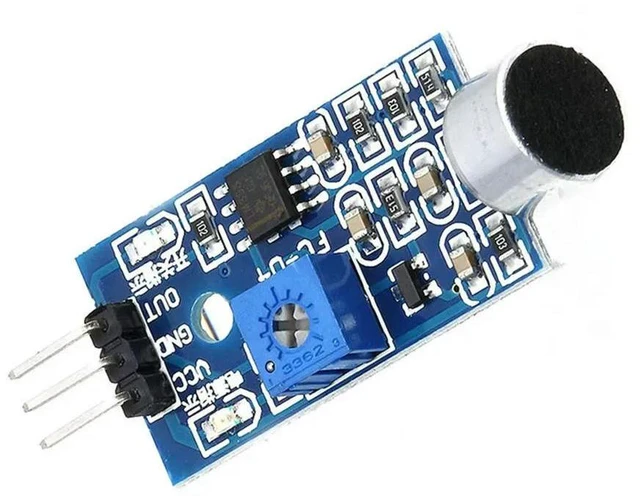 Alt view image 2 of 6 - Microphone Sound Detection Sensor 3 Pin Digital Output ligent Voice Operated Switch Detect Module for Home