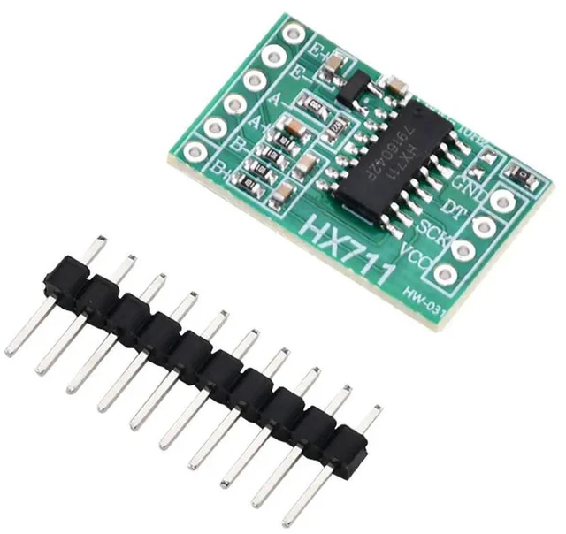 Main image of HX711 Weighing Pressure Sensor Load Cell Weight Sensor Electronic Scale Aluminum Alloy Weighing Pressure Sensor HX711 AD Module