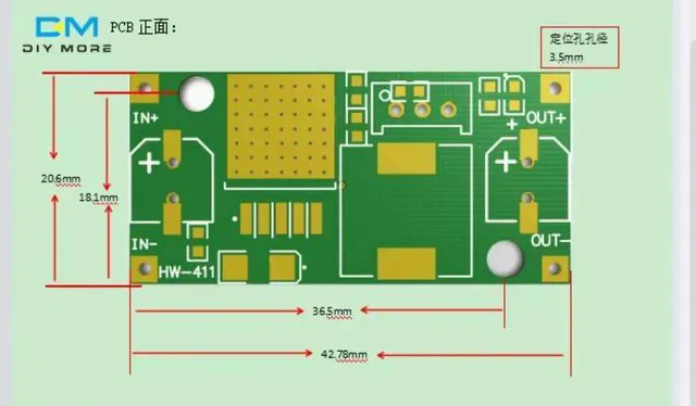 Alt view image 2 of 6 - LM2596HVS LM2596 HV LM2596HV DC-DC Adjustable Step Down Buck Converter Power Module 4.5-50V To 3-35V Urrent limiting