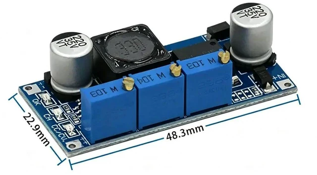 Main image of 1pcs LM2596S DC-DC Constant Current Module LM2596 DC-DC 7V-35V Step-down Adjustable CC/CV Power Supply Module