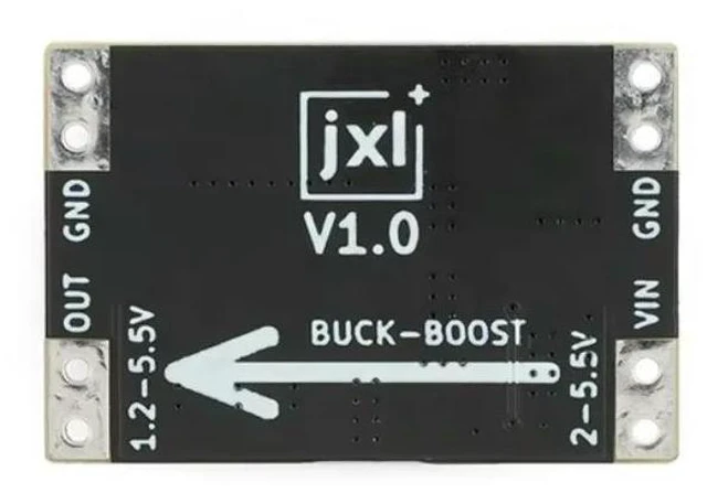 Alt view image 3 of 3 - TPS63020 3.3V 4.2V 5V Lithium USB Automatic Buck Boost Step up Down Module Microcontroller Power