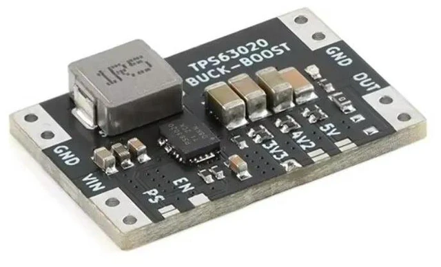 Main image of TPS63020 3.3V 4.2V 5V Lithium USB Automatic Buck Boost Step up Down Module Microcontroller Power