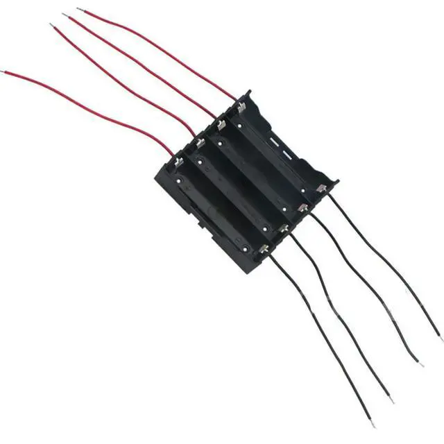 Alt view image 5 of 6 - Plastic Holder Shell Box Case For 4x 3.7v Rechargeable ABS Material Light Convenient
