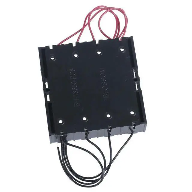 Alt view image 6 of 6 - Plastic Holder Shell Box Case For 4x 3.7v Rechargeable ABS Material Light Convenient