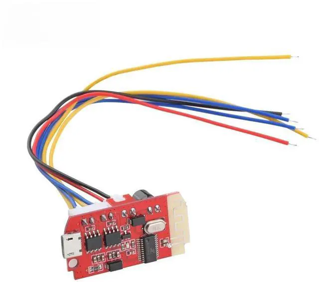 Alt view image 4 of 6 - Dual Plate 3W 3.7-5V Amplifier Board DIY Speaker Modification Module
