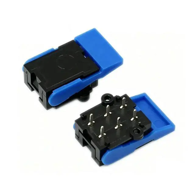 Alt view image 2 of 2 - 10pcs Telephone Hook Switch 6Pin Intercom Doorbell Switch, Retainer Reed Switch Blade, Repair Parts for Telephone
