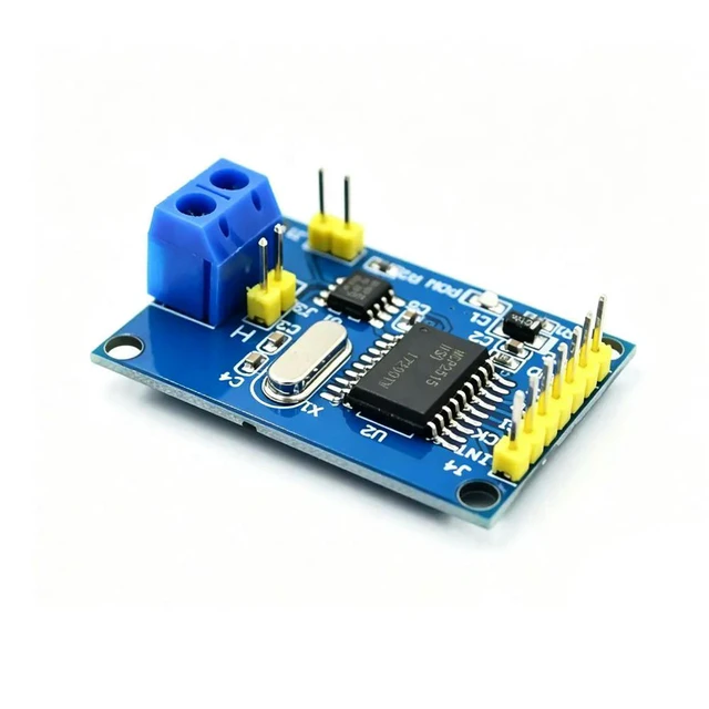 Alt view image 2 of 2 - 1pcs MCP2515 CAN Bus Driver Module Board TJA1050 Receiver SPI For 51 ARM Controller Interface Module For DIY Kit