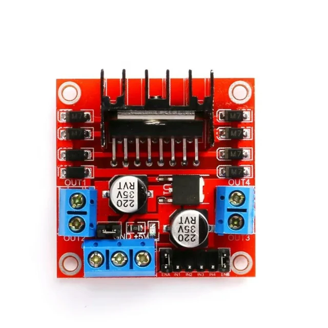 Alt view image 6 of 6 - L298N Driver Board Module L298 Stepper Motor Car Robot Breadboard Peltier High Power