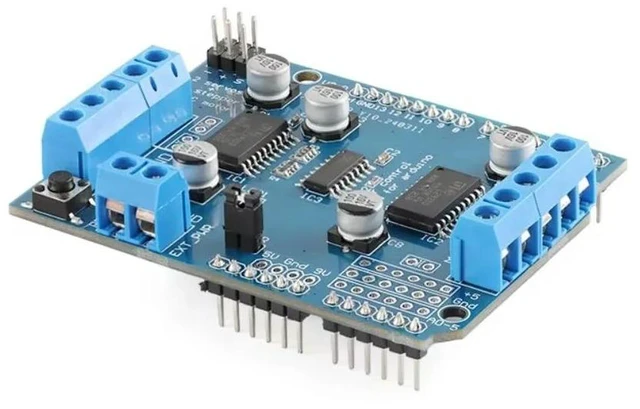 Alt view image 5 of 6 - L293D DC Stepper Motor Control Shield Servo Driver Expansion Board Module for Mega2560 2/4 Channel R3 L293