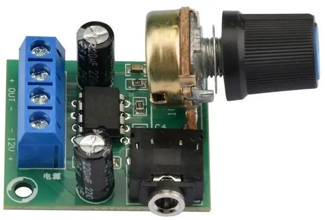 Main image of DC 3V-12V LM386 Mono Mini Power Amplifier Board YX1667 Audio Power Amplifier Board Adjustable Volume Mini Power Amplifier Module