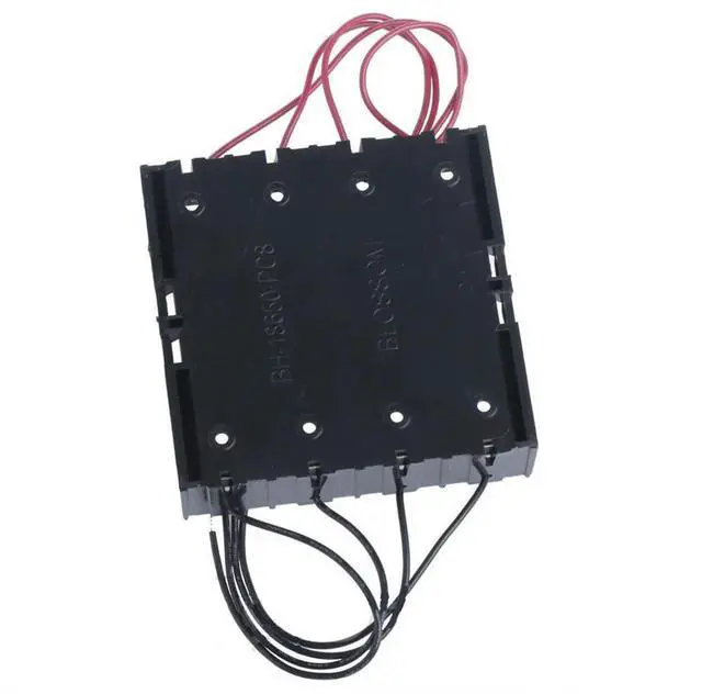 Alt view image 3 of 6 - Plastic Holder Shell Box Case For 4x 3.7v Rechargeable ABS Material Light Convenient