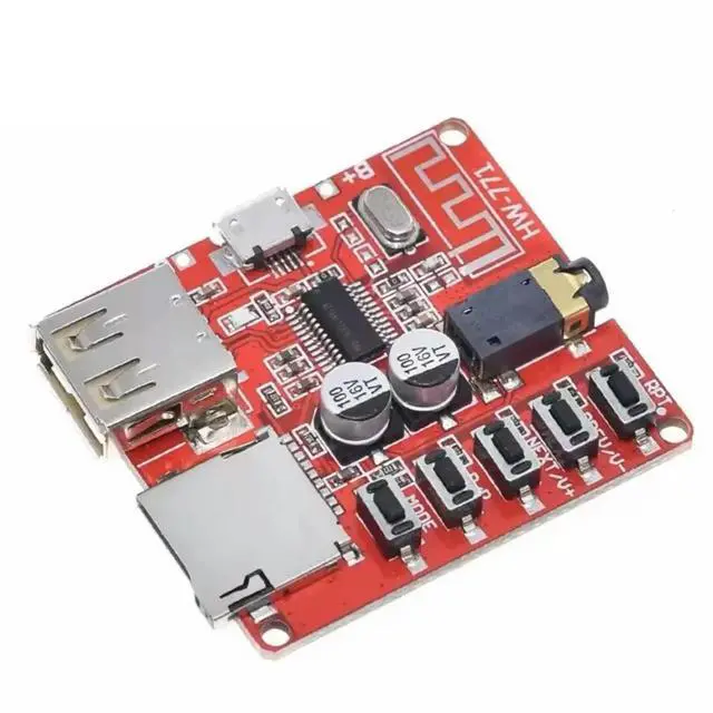 Main image of Bluetooth MP3 Decoding Board WAV FLAC Lossless Audio Playback USB Flash Drive TF Module for Truck Mounted Speaker Modification