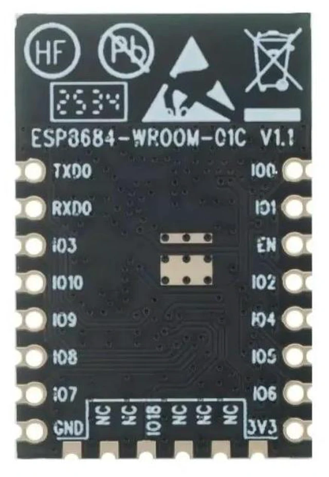 Alt view image 2 of 3 - ESP8684-WROOM-01C ESP8684 32bit RISC-V MCU 2.4GHz Wi-Fi Ble 5 Module ESP8684-WROOM-01C-H2X