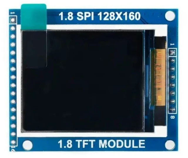 Alt view image 3 of 3 - 1.8 Inch SPI Serial Port ST7735S Driver 128X160 TFT LCD Display Module