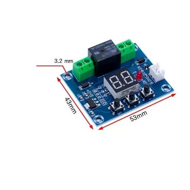 Alt view image 2 of 3 - XH-M214 Soil Moisture Controller Module Digital Display Automatic Watering and Sprinkling