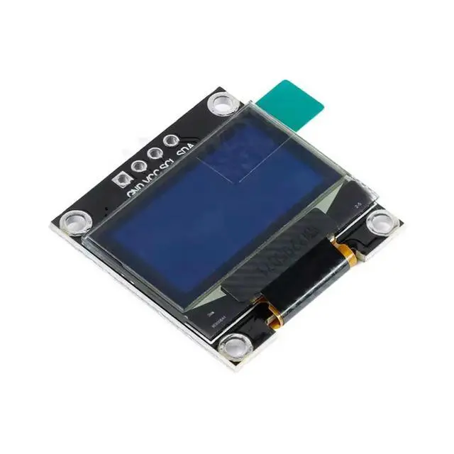 Alt view image 2 of 3 - 0.96" Inch I2C IIC 12864 128X64 OLED Display Module with 4 Pin white