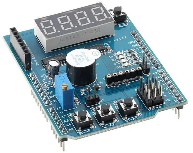 Alt view image 2 of 3 - Multifunctional Expansion Board Kit Based Learning R3 Mega 2560 Mega2560 Multi-functional Shield Module for