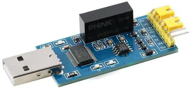 Main image of FT232RL Isolated Serial Port Module USB to TTL Serial Port UART/COM Interface with Power Supply and Magnetic Isolation ADUM3201