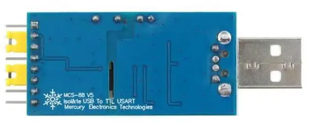Alt view image 2 of 3 - FT232RL Isolated Serial Port Module USB to TTL Serial Port UART/COM Interface with Power Supply and Magnetic Isolation ADUM3201