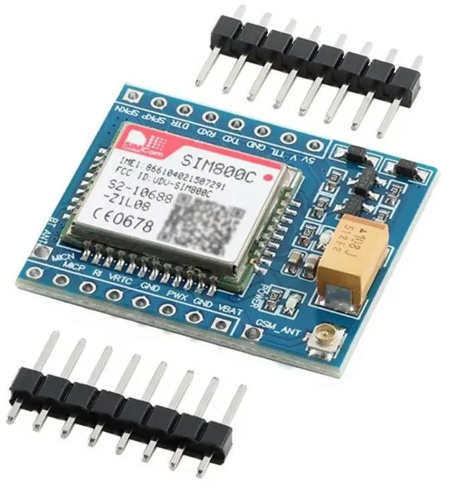 Main image of SIM800C GSM GPRS Module 5V 3.3V TTL Adapts STM32 C51 Program with BT and TTS