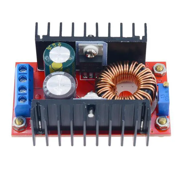 Alt view image 2 of 3 - DC-DC Boost Converter Power Supply Step Up Module 10-32V to 60-97V 100W Voltage Continuously Adjustable