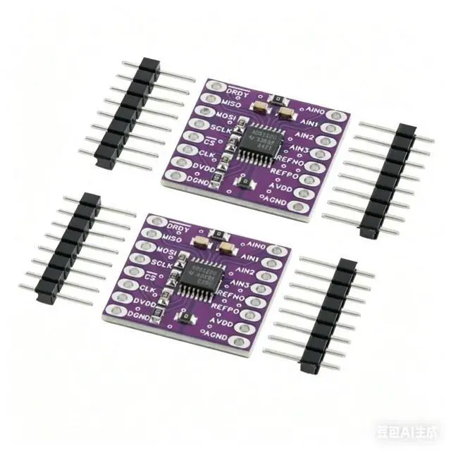 Alt view image 3 of 3 - ADS1120 ADS1220 Analog-to-digital Module ADC/SPI/low Power/16bit 24bit Analog-to-digital Converter Module