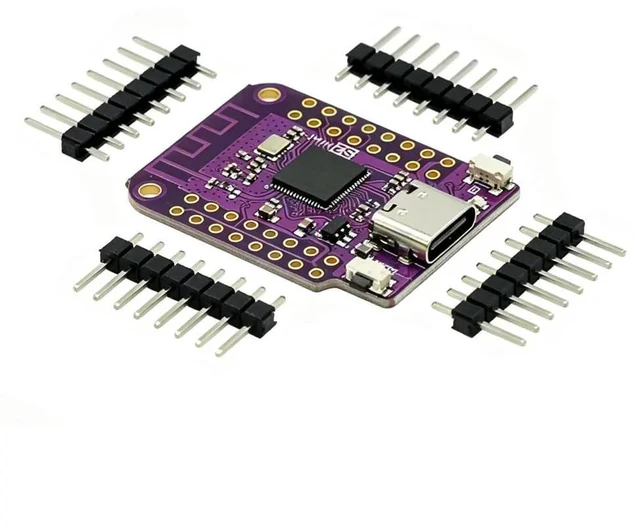 Main image of ESP32 S2 Mini Board Based ESP32-S2FN4R2 ESP32-S2 4MB Flash Type-C Connect Compatible with MicroPython
