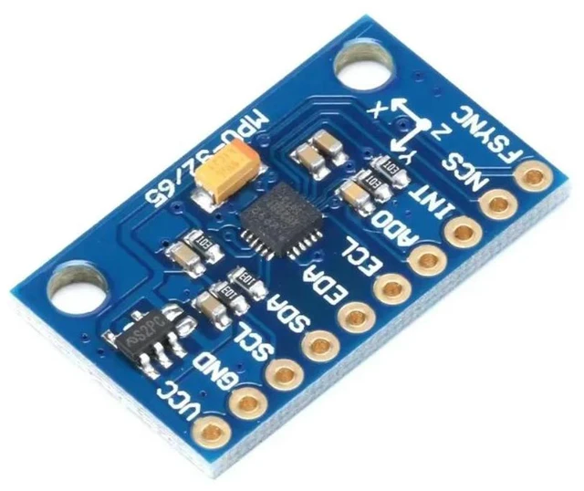 Alt view image 3 of 3 - GY-MPU9250 9 Axis Sensor Module 9 Axis Attitude Acceleration Gyroscope Sensor Module GY-9250 MPU9250 Output IIC I2C SPI
