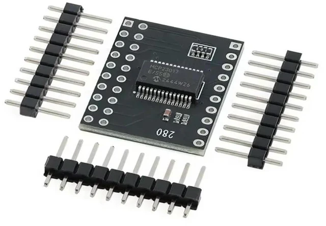Main image of MCP23017 16bit Serial I/O Expansion Board Module Pin PCB IIC I2C Interface to GIPO Converter 25mA for