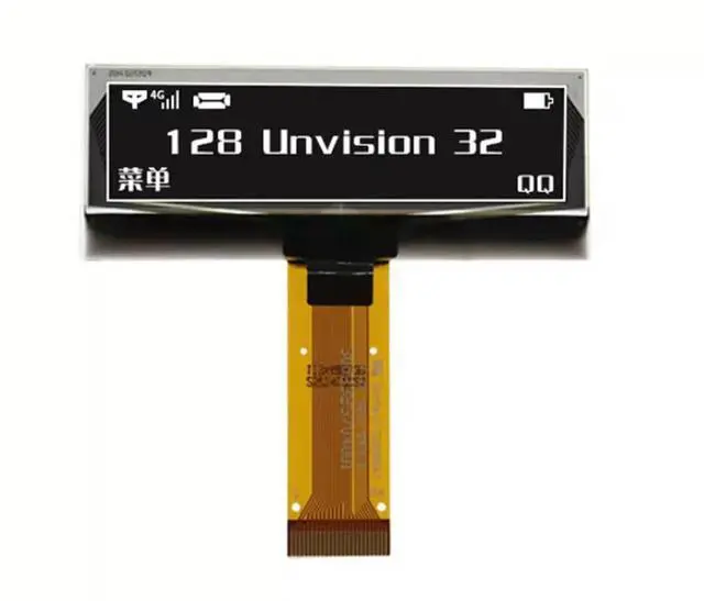 Alt view image 3 of 3 - 2.23" 2.23 Inch OLED Screen LCD Display Bare Screen 128*32 128x32 SPI IIC SSD1305 Drive 24Pin Spliced Type