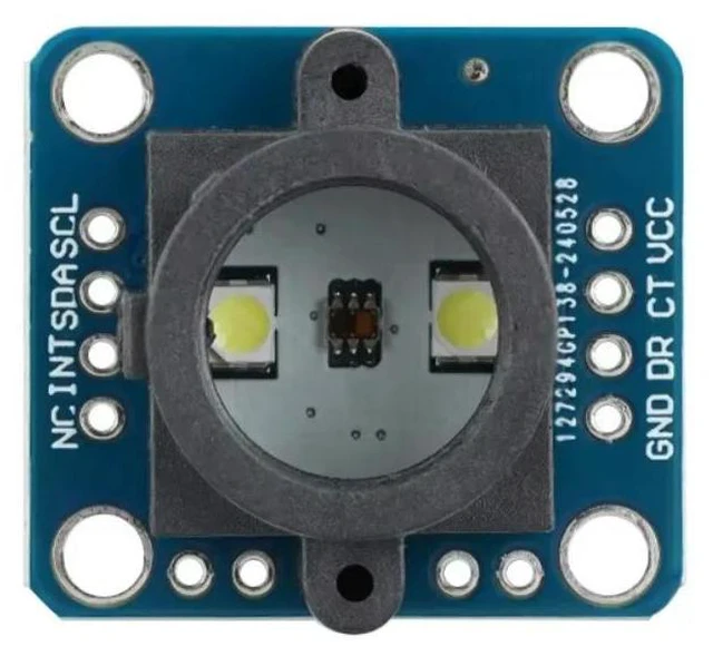 Alt view image 3 of 3 - GY-33 TCS34725 Color Sensor Recognition Sensor Serial Port Module Replaces TCS230 TCS3200