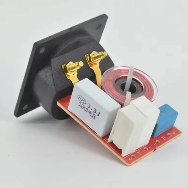 Alt view image 2 of 3 - Fever Grade Audio Speaker High Low Splitter Sound Improvement Speaker Splitter Crossover Splitter