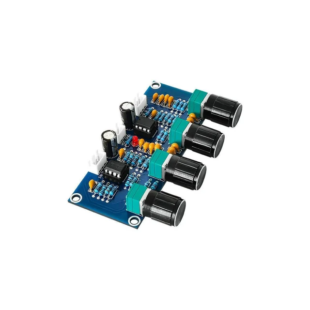 Alt view image 3 of 3 - XH-A901 Digital Amplifier Board with Tone Board High Low Tone Adjustment DC Tone Board Preamplifier Board-Electronic Components
