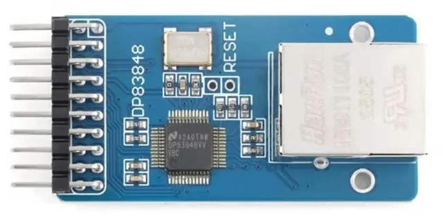 Alt view image 3 of 3 - DP83848 Ethernet Physical RJ45 Connector Control USB-B Type Interface Board for