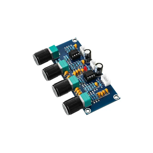 Alt view image 2 of 3 - XH-A901 Digital Amplifier Board with Tone Board High Low Tone Adjustment DC Tone Board Preamplifier Board-Electronic Components