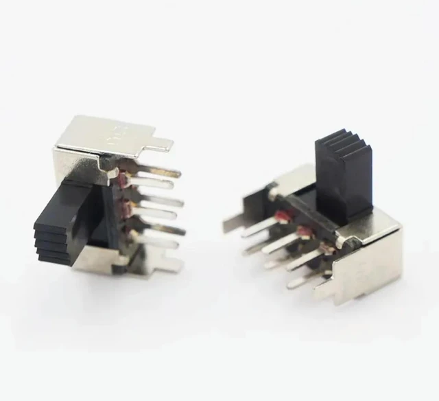 Alt view image 2 of 3 - 50pcs/lot SK-22F03 Two Speed Toggle Switch Two Speed Sliding Switch 6-pin 2-speed Horizontal Power Sliding Switch