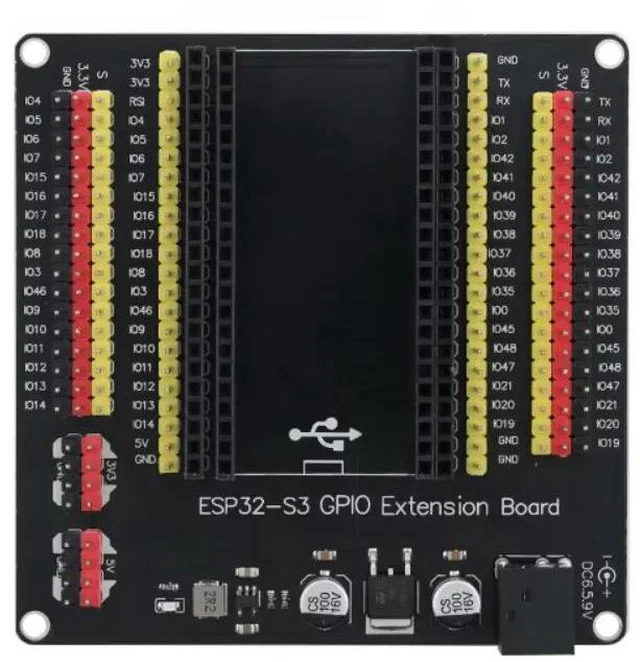 Alt view image 2 of 3 - ESP32-S3 GPIO Expansion Board Digital ESP32 IOT Development Board IO Pin DC-Powered